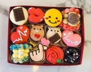 발렌타인데이 마카롱 12구 : 좋은날디저트