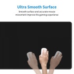 컴퓨터패드 매트 미끄럼 책상 대형 있는 테이블 단축키 윈도우 방지 베이스 900X400 Shortcuts 1 Small siz220x180x2mm : 라라예솔