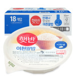 cj 햇반 이천쌀밥, 210g, 18개 : 베이비또