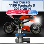 호환 24V LED 6000K 2014 브라이트 2013 12V 헤드라이트 파니갈레 2012 1199 오토바이 플러그 10000LM 슈퍼 플레이 : 모아모아팡