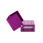 치과 다이아몬드 버 소독 거치대 블록 버핑 드릴 버  모래 그라인드 헤드 드릴 알루미늄 케이스 15 홀 8 개 : 스타-에이스