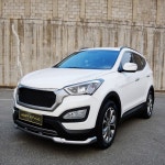 오토모듬 베가스타일 현대 싼타페DM 튜닝 프론트립 에어로파츠 에어댐 자동차용품 : 오토 모듬