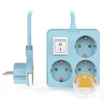 러그박스 3구 납작 멀티탭 슬림 개별 콘센트 이지콕 플러그 미니 스위치 : N best샵