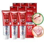 메디안 치석 예방 케어 구취제거 치약 120g 6개 입냄새 구강 유해균억제 치은염개선 : 건강한 행복-
