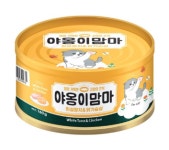 인터펫코리아 야옹이맘마 고양이간식 습식캔 흰살참치+닭가슴살, 160g, 1개 : 댕이와냥이