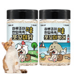 펫생각 한입쏙쏙 쪼꼬미 고양이 동결건조 간식 미니트릿 치킨 닭가슴살 북어 명태 2세트 : 펫생각 스토어