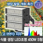 19321 [삼성LED] 식물 생장등 450W 투광기 S형 /전파장 렌즈집중형 보광등 스마트팜 : 윤라이팅