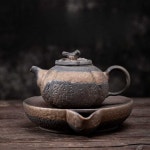 찻주전자 일본식 주전자 감성 카페 보리차 식당 주철 막걸리 부귀 0.8L 검정 : 하버홀세일