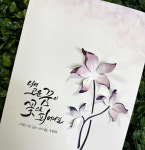 [ DIY 입체꽃 카드만들기 수업재료 2종 - 페이퍼아트 캘리그라피 미술활동 ] 핸드메이드 공예재료 특기적성 방과후 원데이클래스 독서교실... 
