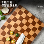 엔드그레인도마 편백나무도마 체크 향균 2CM 주방 플레이팅 요리 바둑판 원형 선물 상사목 25x16x2 5cm 미니과일보드 25x16x2.5cm... 