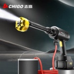 퓨어제이드스톤 물빠짐 고출력 고압세차 강력증압 물총차 전동 배터리 가정용 충전 무선세차기 1 터보의 최고급 모델 79998배터리/10 : 박투상회