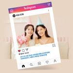 인스타그램 유튜브 페이스 포토존 포토판넬 : 원일몰