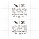 practice makes perfect 피칭 2 / C0028 외부 부착 스티커 : 야구랜드 커스텀