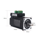 JMC CNC 기계 키트, 2 상 60mm 통합 폐루프 스텝퍼 모터 및 드라이버, Nema24 3NM 24 50VDC IHSS60 36 30 31 : 레인보우로우