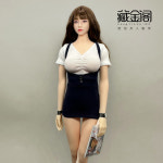 1/6 CangJinGe Toys 여성 멜빵스커트 셔츠  CJG-062 12인치피규어루즈 : 꿀템마을