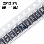 오네이 0R 110 옴 4 1R 12 3 R100 SMD 10K 8 100K 39 2 50 개 56 1K 저항기 62 2512 R020 1M 칩 10R R010 1 7 100R : 오내이컴퍼니