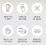 유리 믹서기 1L 가정용 간편 조작 다용도 미니 소형 블랜더 신일믹서기 : mint1ho