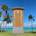 스틸 포세식 남녀 화장실 JWS-1조 이동식 좌변기 캠핑장 공원 야외 주차장 : 온오프샵