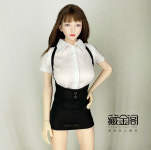1/6 CangJinGe Toys 여성 멜빵스커트 셔츠  CJG-062 12인치피규어루즈 : 꿀템마을