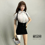 1/6 CangJinGe Toys 여성 멜빵스커트 셔츠  CJG-062 12인치피규어루즈 : 꿀템마을