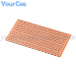 DIY 프로토타입 종이 PCB 범용 실험 매트릭스 회로 기판, 2 개, 3 개 연결, 5x10cm 구멍 2 개, 5x10cm : 글로브플라이