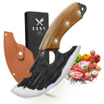 야외 단조 및 뼈 절단 칼 돼지 쇠고기 절단 칼 고기 특수 칼 미니 곡선 칼 U9195 1 : 하루비직구