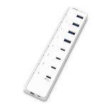 ipTIME UH1008C-QC 8포트 USB3.2 Gen2 유전원 멀티 허브 : 아이피타임 온라인 샵