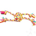 이안 덴탈 4로프볼 강아지 토이 분리 불안 개장난감 입질 푸들 교육 : 이안자재