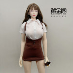 1/6 CangJinGe Toys 여성 멜빵스커트 셔츠  CJG-062 12인치피규어루즈 : 꿀템마을