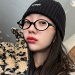마르카토 사라 sara 1 블랙 타원 오벌형 뿔테 안경 : 아이템 선글라스