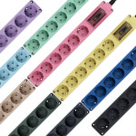 멀티탭 국산 고용량 6구 멀티 콘센트 에어컨 1.5M 누전차단 오브제 : 만월전기통신