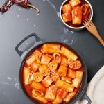 궁중 전통 가래떡 과일 떡볶이 과일소스 연화떡 꽃떡 진주 꽃뽀끼 2인분 : 해금당