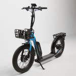 이스타 듀얼모터 자전거형 전기킥보드 엘랜드램블러아이(블루) 전동킥보드 : 신나는전동세상