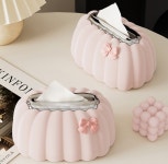 오엔리빙 인테리어소품 휴지 케이스, 베이비핑크, 1개 : 휴남텍