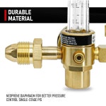 호스가 있는 미그 티그 용접용 RX 용접 아르곤 레귤레이터 유량계 가스 게이지 Gas Regulator : 시구왕나