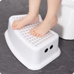 쾌변 도우미 미끄럼 방지 변기 발판 어린이 불편 해소 다용도 발판 (A0291) : 용천삼리
