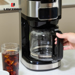 대용량 드립 커피메이커 가정용 원두 커피 내리는 기계 자동 드립 커피 머신 : 하은기획