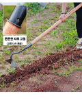 호미 괭이 밭고랑 잡초제거 서서호미(소) 대왕자루120cm : 펙터스
