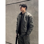 남자 자켓 겨울 야구점퍼 항공점퍼 데일리 OOTD 늑대회색 M(50-57.5kg) : 감추어진 보화