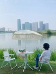 북유럽풍 태슬 파라솔 각도조절 16각 모래사장 접이식 결혼식 미포함 캠핑 횡단보도 낚시 화이트 의자 10세 이하 적합 : 트러스트페리 글로벌3
