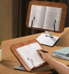 회전 독서대 스탠드 나무 리프트 책장 독서선반 책꽂이 : 백번가생활몰