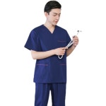수술복 간호사 간호복 유니폼 하의 병원복 스크럽복 병원유니폼 브이넥 병원 : 몽데마르