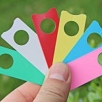 식물 네임텍 50p 미니 주기 표지판 꽃택 명찰 걸이형 : 누리스홈