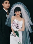 액세서리 면 결혼식 장식 다층 소재 빵빵한 드레스 헤어 바람직한 길이 : 몽키스패너1