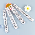 4PCs 요소 클레이 도구 그림 레이스 커터 웨이브 iceberd 패턴 스탬프 절단 금형 : 에메랄드그린샵
