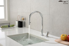 PILOTO 슈티에 싱크 396 크롬 직수전용 거위목 2홀 싱크대 주방 수전 필로토 더죤테크 : 일우바스1991