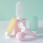 여행용 공병 샴푸통 휴대용 화장품 소분 케이스 튜브용기 수영장 목욕탕 60ml : 플랫28