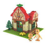 엄마 까투리 마지의 블록 하우스 역할 놀이 장난감 : 토이피플