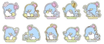 산리오 턱시도샘 후레이크씰 스티커 40매 : 달바나나