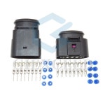 호환폭스바겐 아우디용 734 레이더 미등 소켓 AC 어셈블리 8 핀 3.5  8D0973834 8D0 973 834 : 모아모아옥